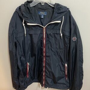 Polo Ralph Lauren Men’s Benton Packable Anorak Jacket, Aviator Navy, XL